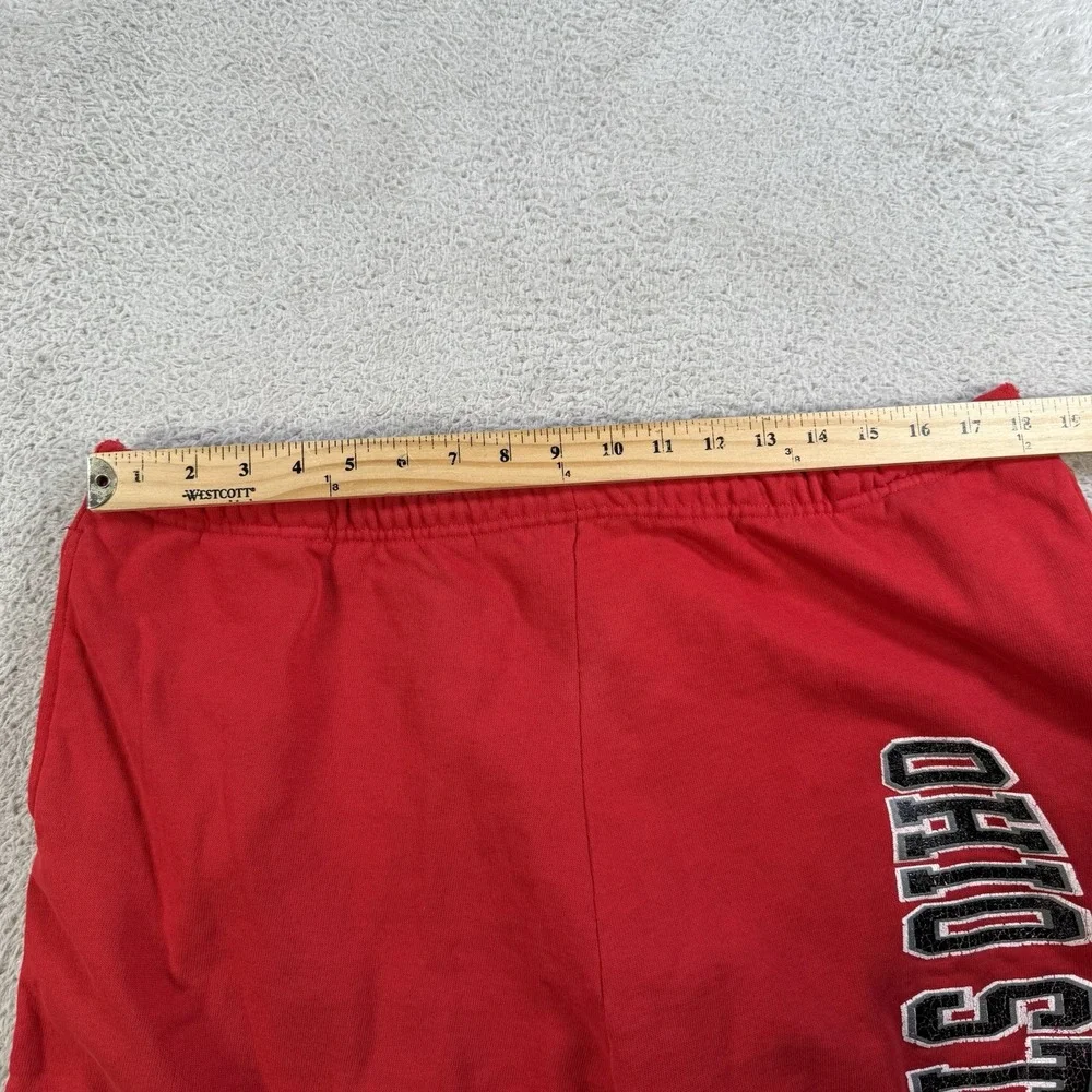 Vintage Ohio State Buckeyes Joggers Mens Large Red Champion Fleece Made USA